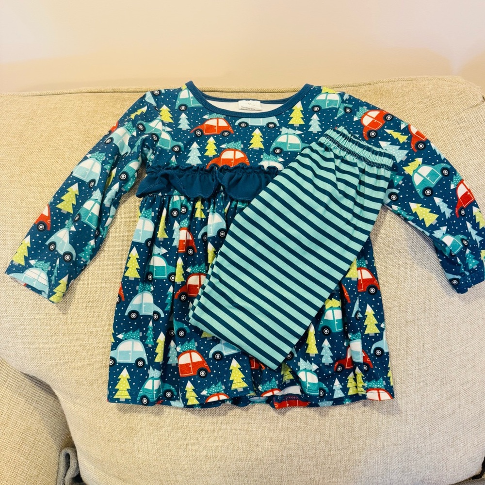 Girls two piece Christmas set